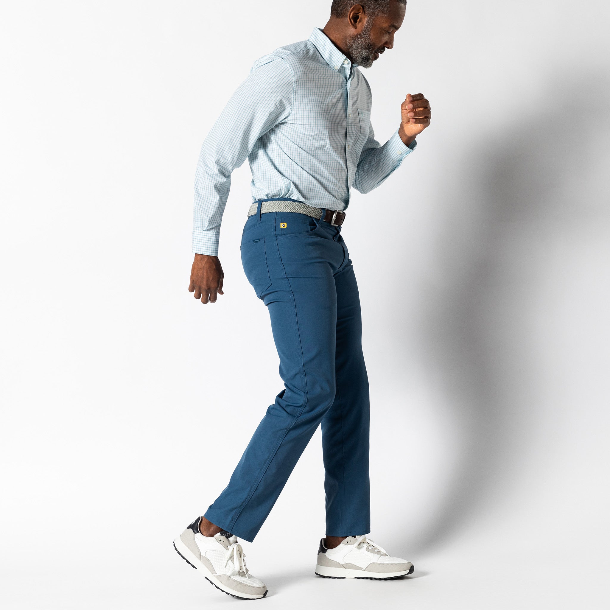 Long Drive Performance Five-Pocket - Midnight Blue