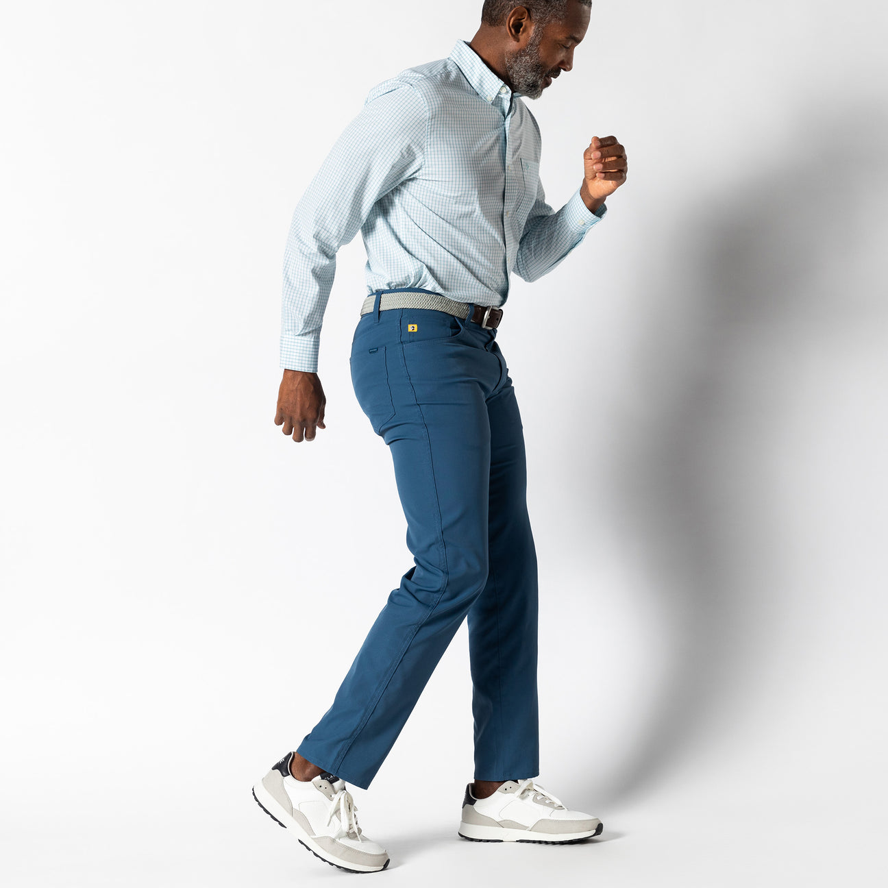 Long Drive Performance Five-Pocket - Midnight Blue