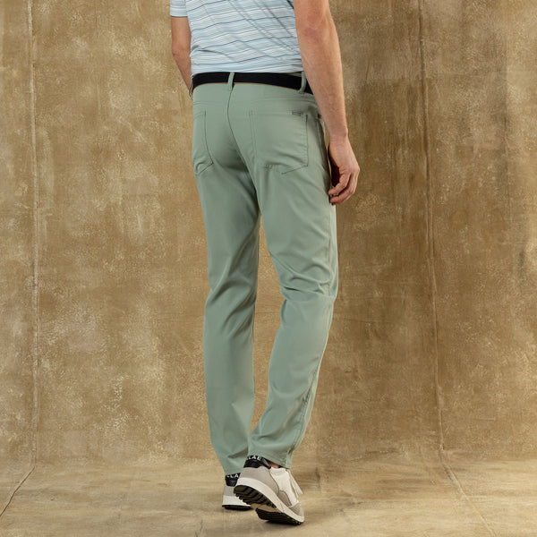 Long Drive Performance Five-Pocket - Spring Olive