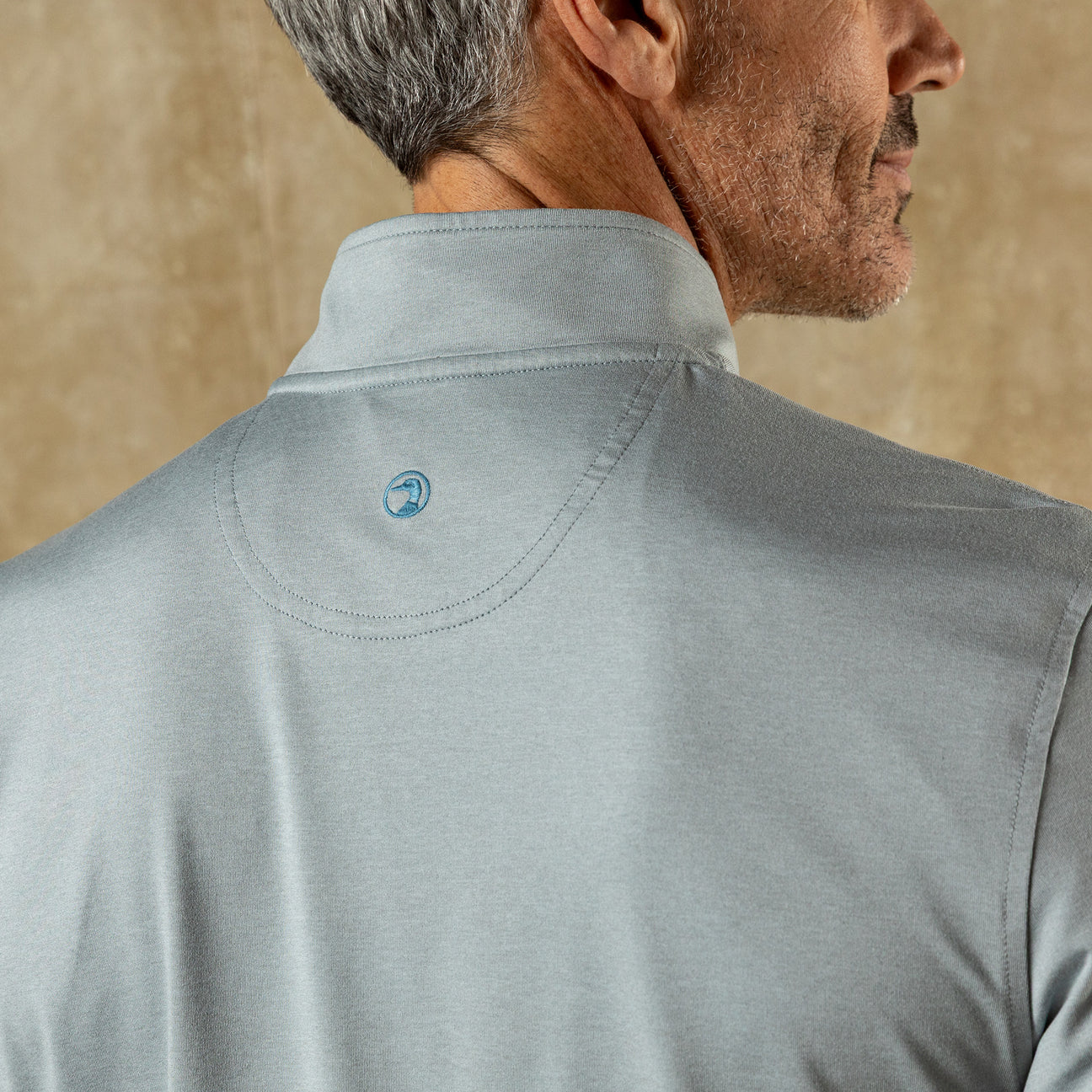 Long Drive Performance 1/4 Zip Pullover - Quarry Grey Heather