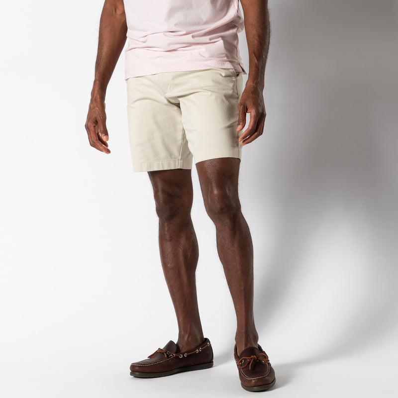 9" Gold School Chino Short - Stone Gold Patch