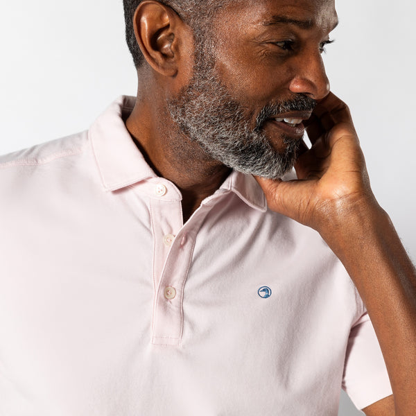 Hanover Pima Cotton Polo - Pastel Pink