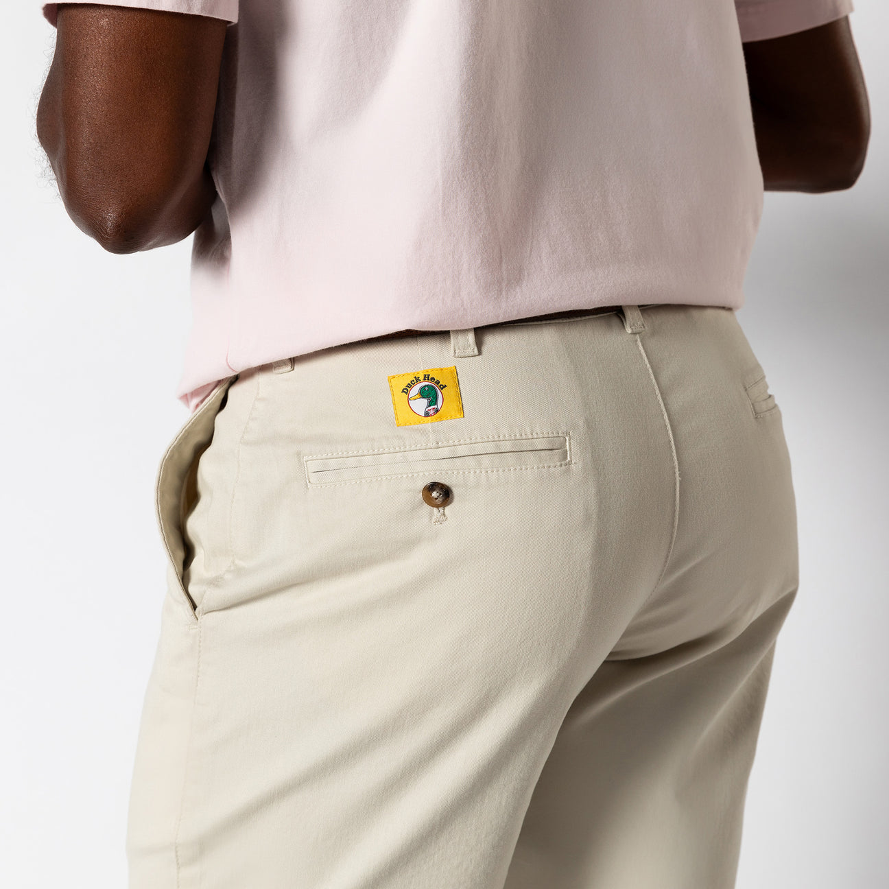 9" Gold School Chino Short - Stone Gold Patch