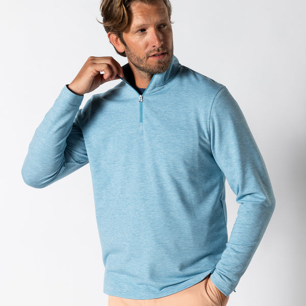Wakeman Stripe Performance 1/4 Zip Pullover