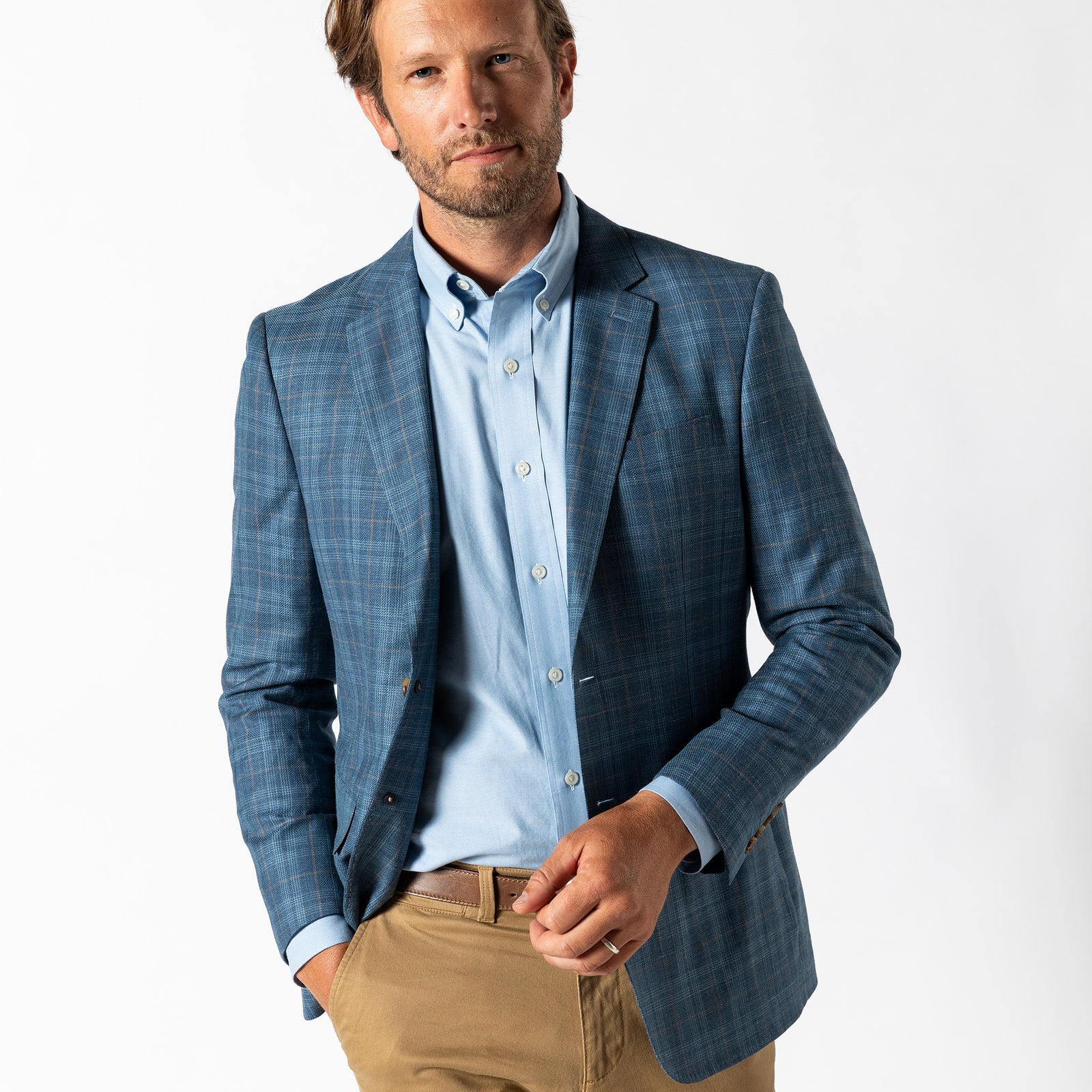 Farland Plaid Sport Coat