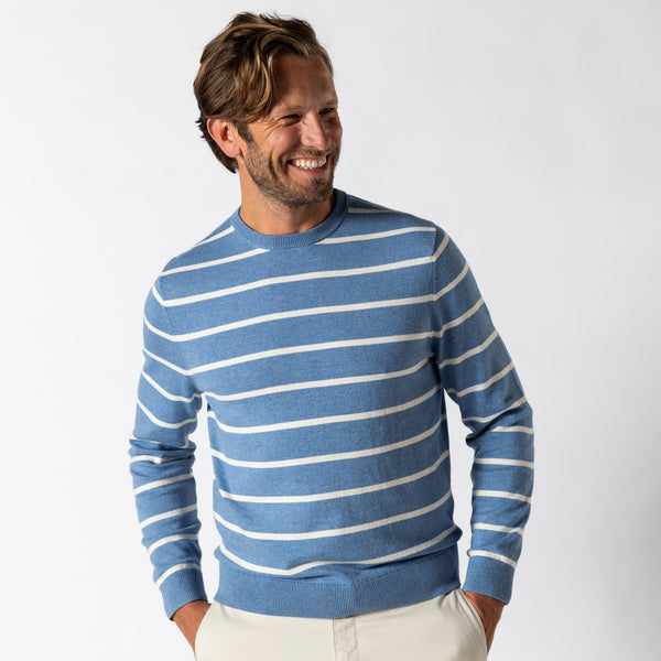 Glenwood Stripe Crewneck Sweater