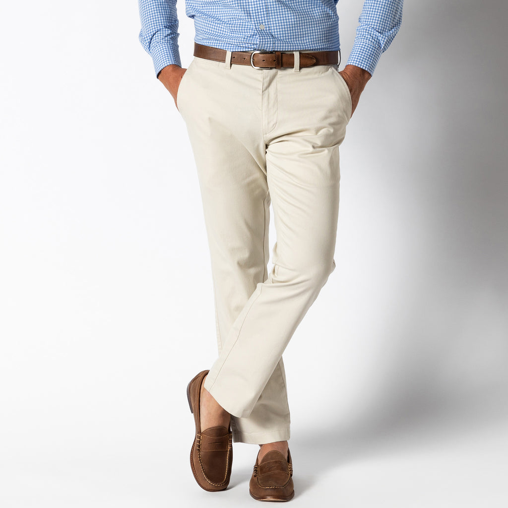Classic Fit Gold School Chino - Stone Gold Patch
