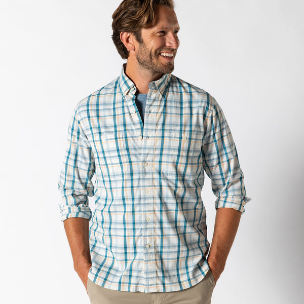 Performance Poplin Guide Shirt - Barkley Plaid
