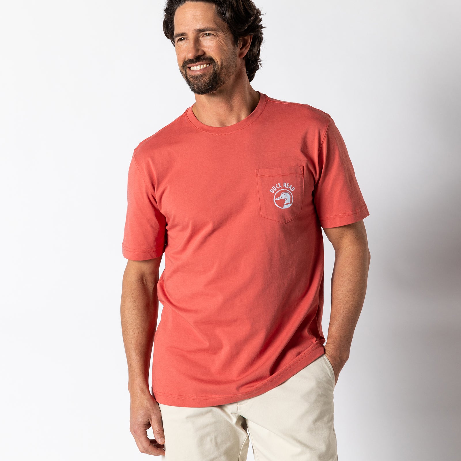 Sure Sign Short Sleeve T-Shirt - Sunwashed Red