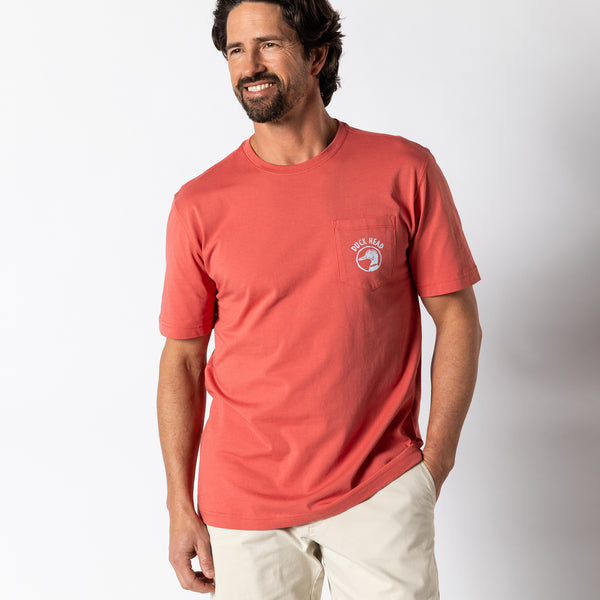 Sure Sign Short Sleeve T-Shirt - Sunwashed Red