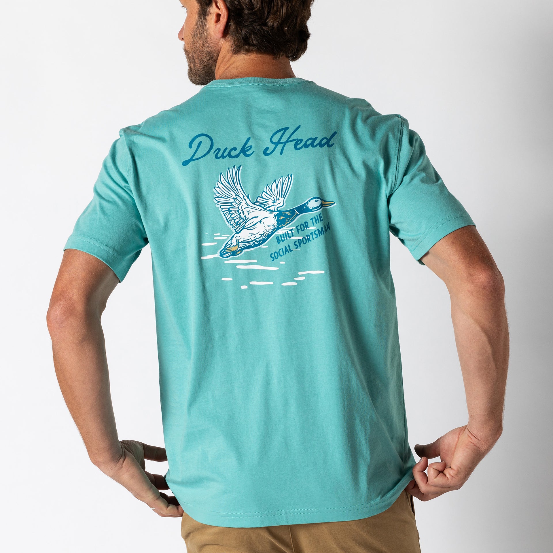 Social Sportsman Short Sleeve T-Shirt - Meadowbrook Heather