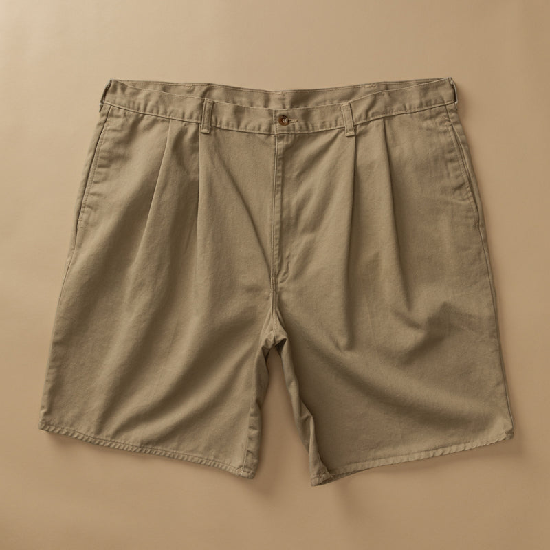 Pleated Chino Short 42W - Duck Head Vintage