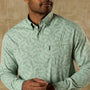 Performance Dobby Guide Shirt - Angler Print - Sage