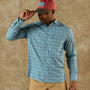 Performance Dobby Guide Shirt - Melrose Plaid - Lake Blue