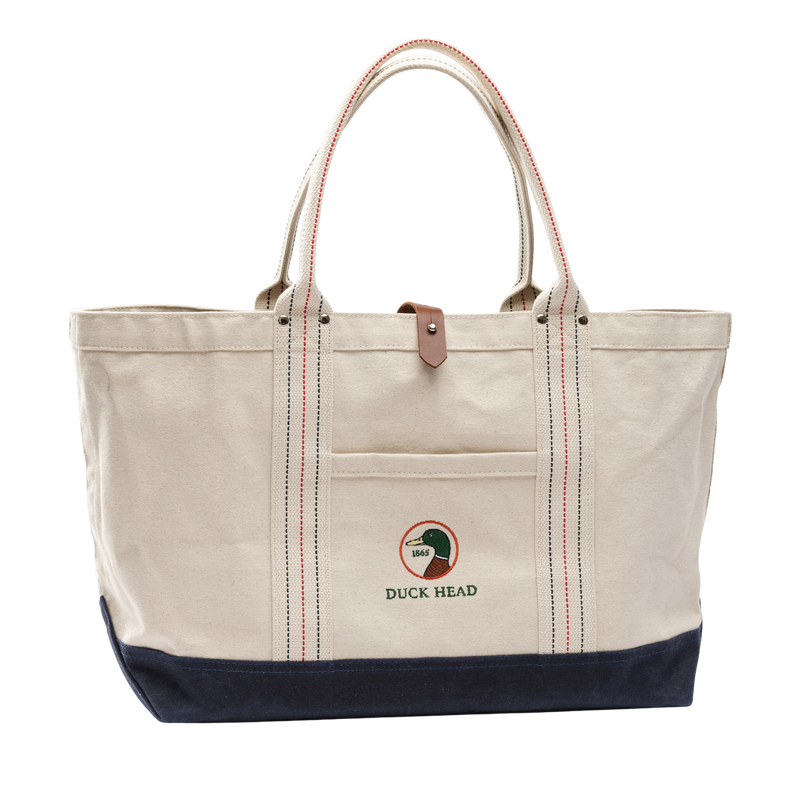 Canvas Logo Beach Tote