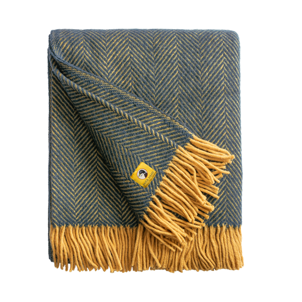 Wool Herringbone Blanket