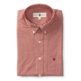 Performance Poplin Sport Shirt - Walton Gingham - Red Ochre
