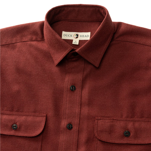 Caldwell Solid Performance Flannel Sport Shirt
