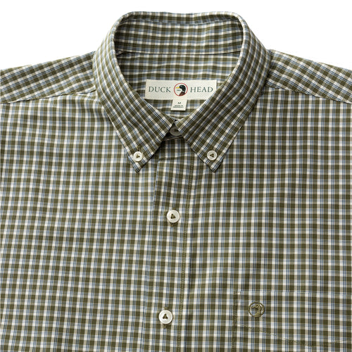 Boswell Plaid Performance Poplin Sport Shirt