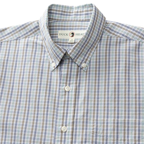 Mildren Plaid Cotton Poplin Sport Shirt