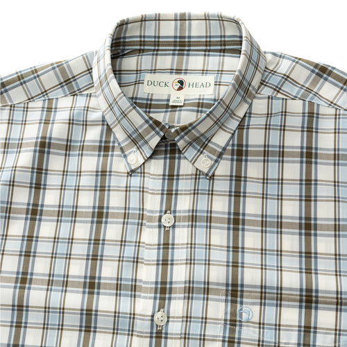 Duck Head Walton Gingham Performance - Almost Apricot *Final Sale*