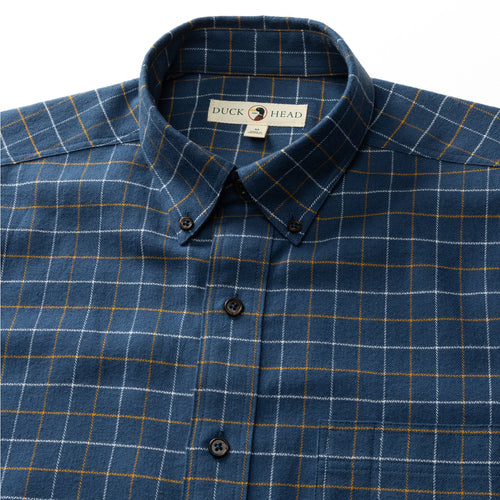 Kimble Plaid Cotton Flannel Sport Shirt