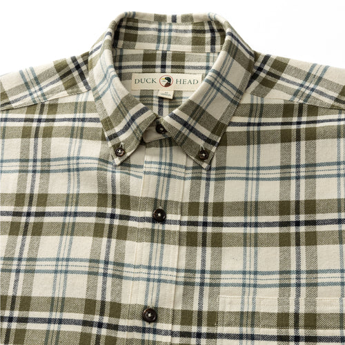 Maynard Plaid Cotton Flannel Sport Shirt