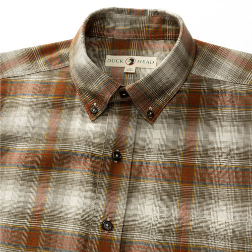 Walsh Plaid Cotton Flannel Sport Shirt