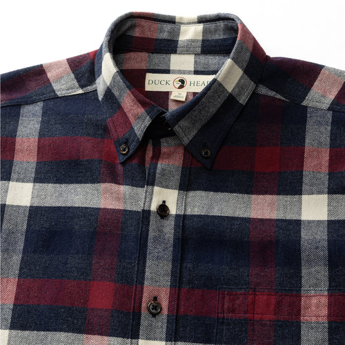 Shelton Plaid Cotton Flannel Sport Shirt