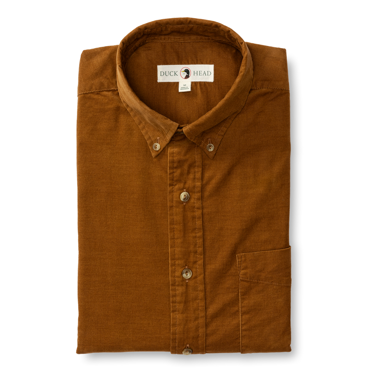 Whitman Corduroy Sport Shirt - Dark Amber
