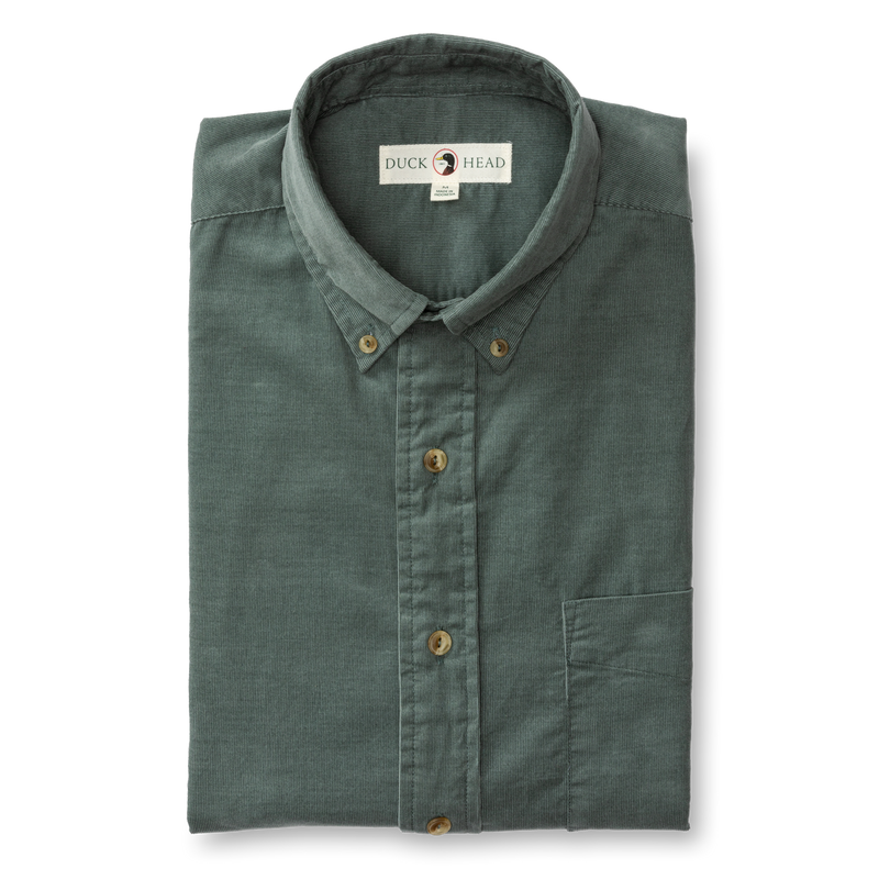 Whitman Corduroy Sport Shirt - Balsam Green