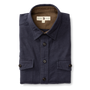 Slater Moleskin Overshirt - Naval Grey