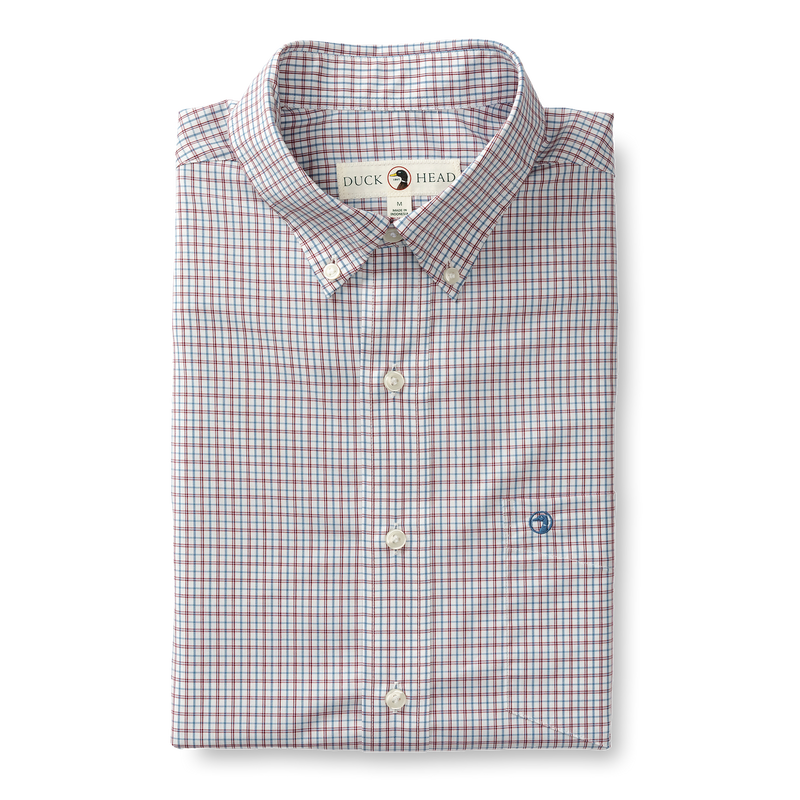 Performance Poplin Sport Shirt - Langley Plaid