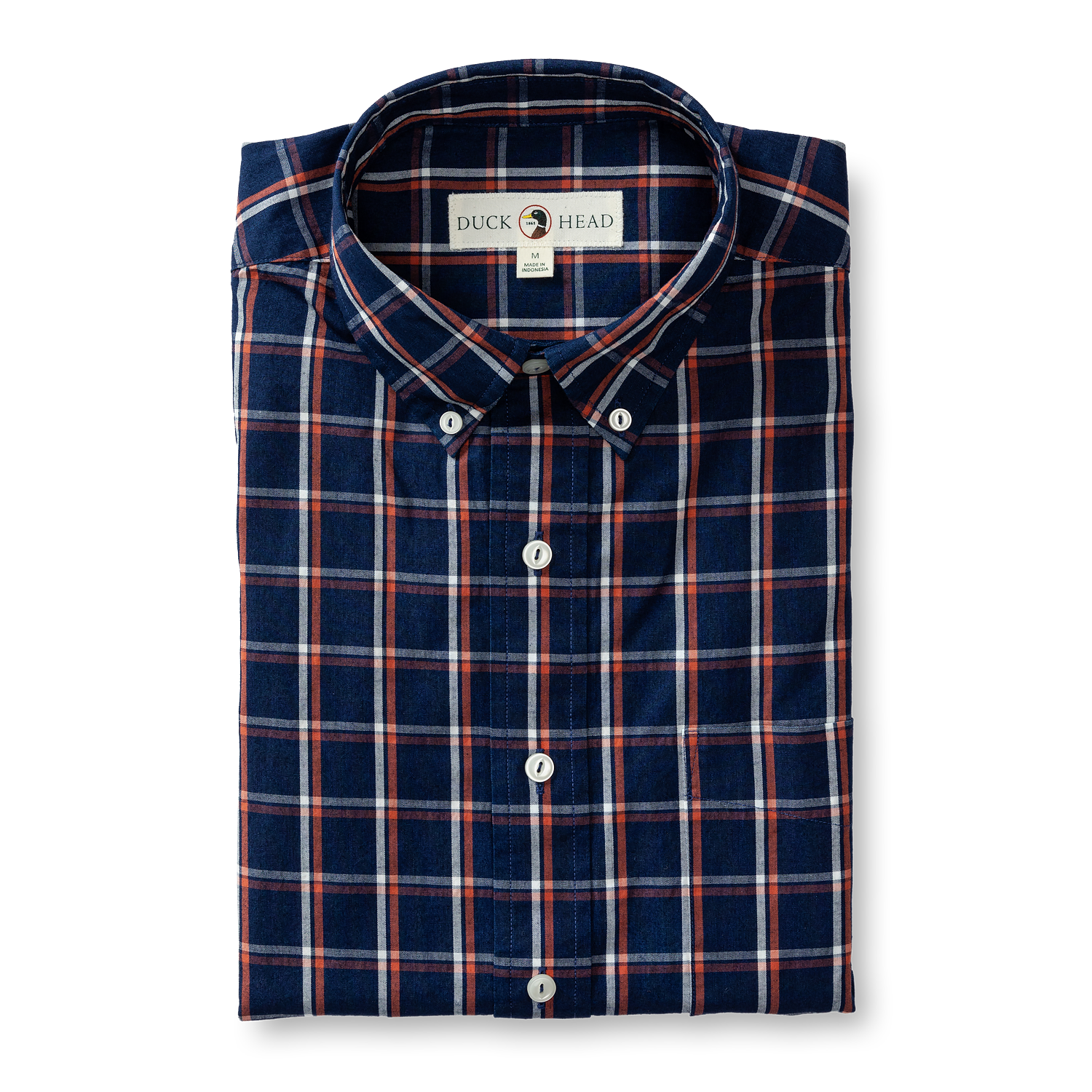 Tolbert Plaid Indigo Sport Shirt