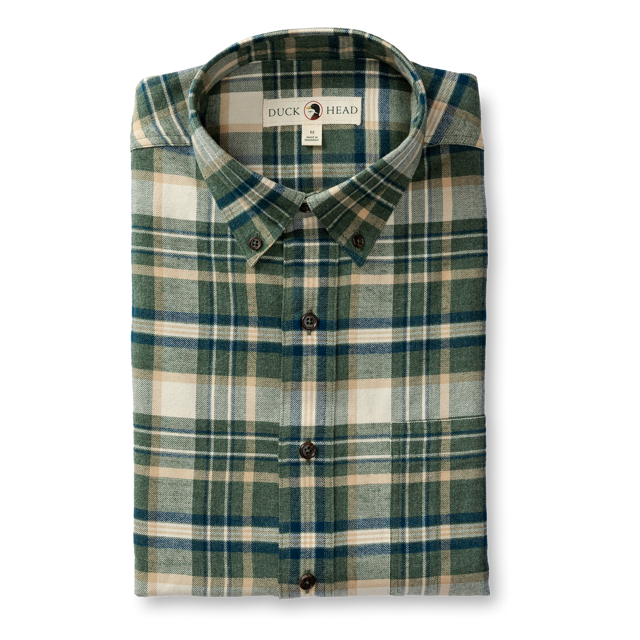 Stoker Plaid Cotton Flannel Sport Shirt