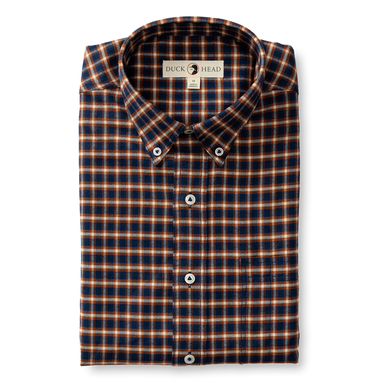 Harps Plaid Cotton Flannel Sport Shirt