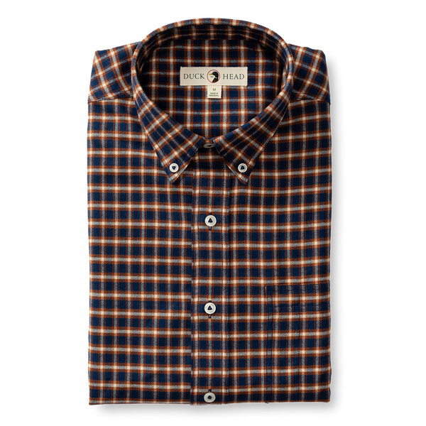 Harps Plaid Cotton Flannel Sport Shirt
