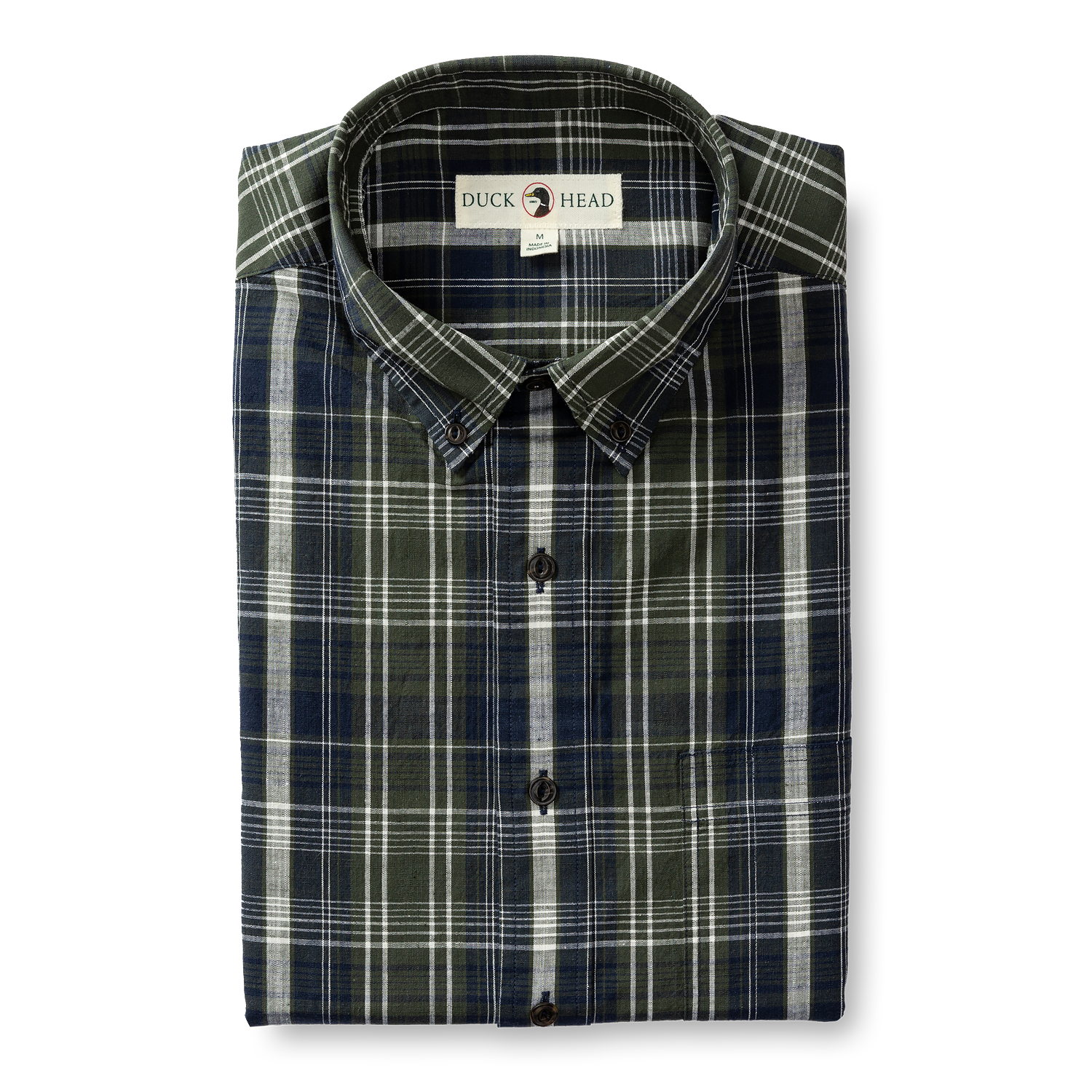 Bruing Plaid Cotton Slub Sport Shirt