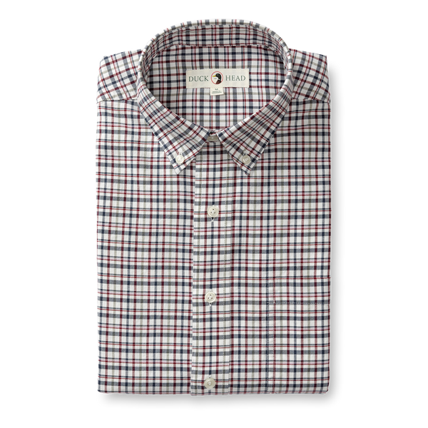 Dafton Plaid Cotton Oxford Sport Shirt