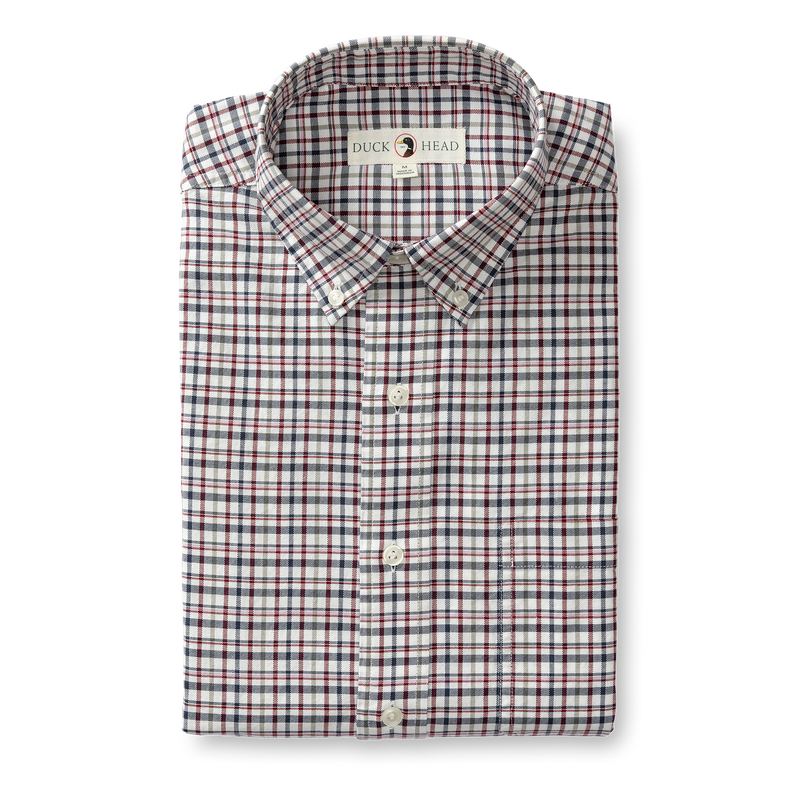 Dafton Plaid Cotton Oxford Sport Shirt