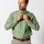 Cotton Oxford Sport Shirt - Morris Solid - Forest Green