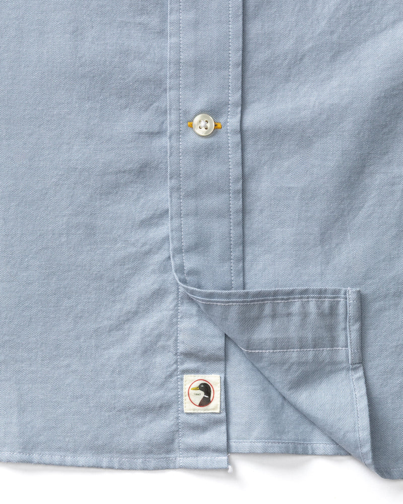 Cotton Oxford Sport Shirt - Morris Solid - Windblown Sky
