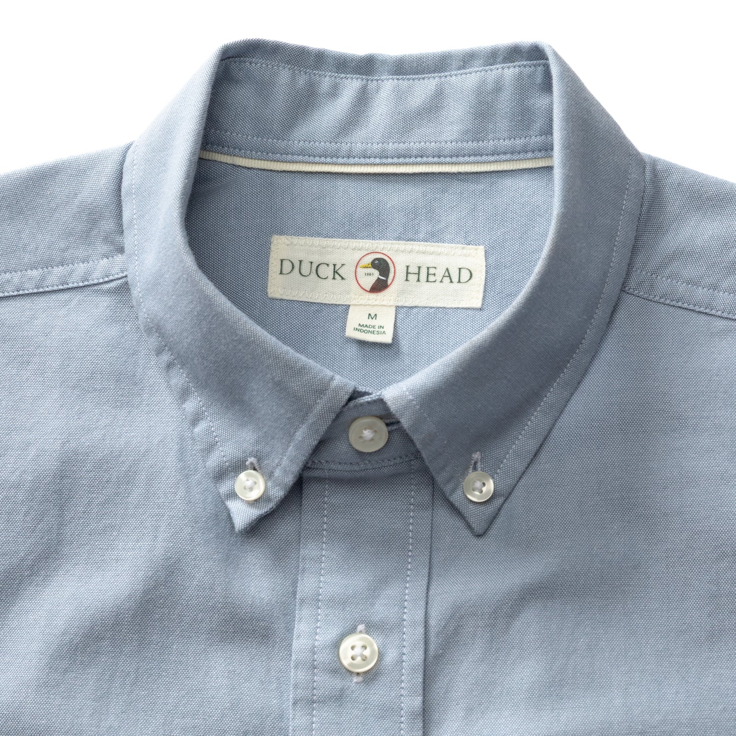 Cotton Oxford Sport Shirt - Morris Solid - Windblown Sky