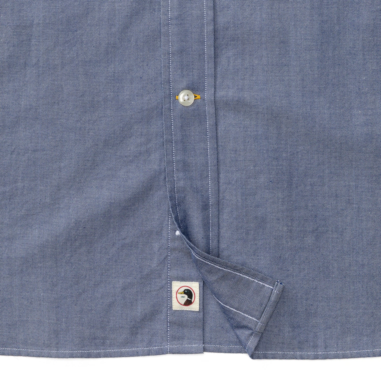 Cotton Oxford Sport Shirt - Morris Solid - Beacon Blue