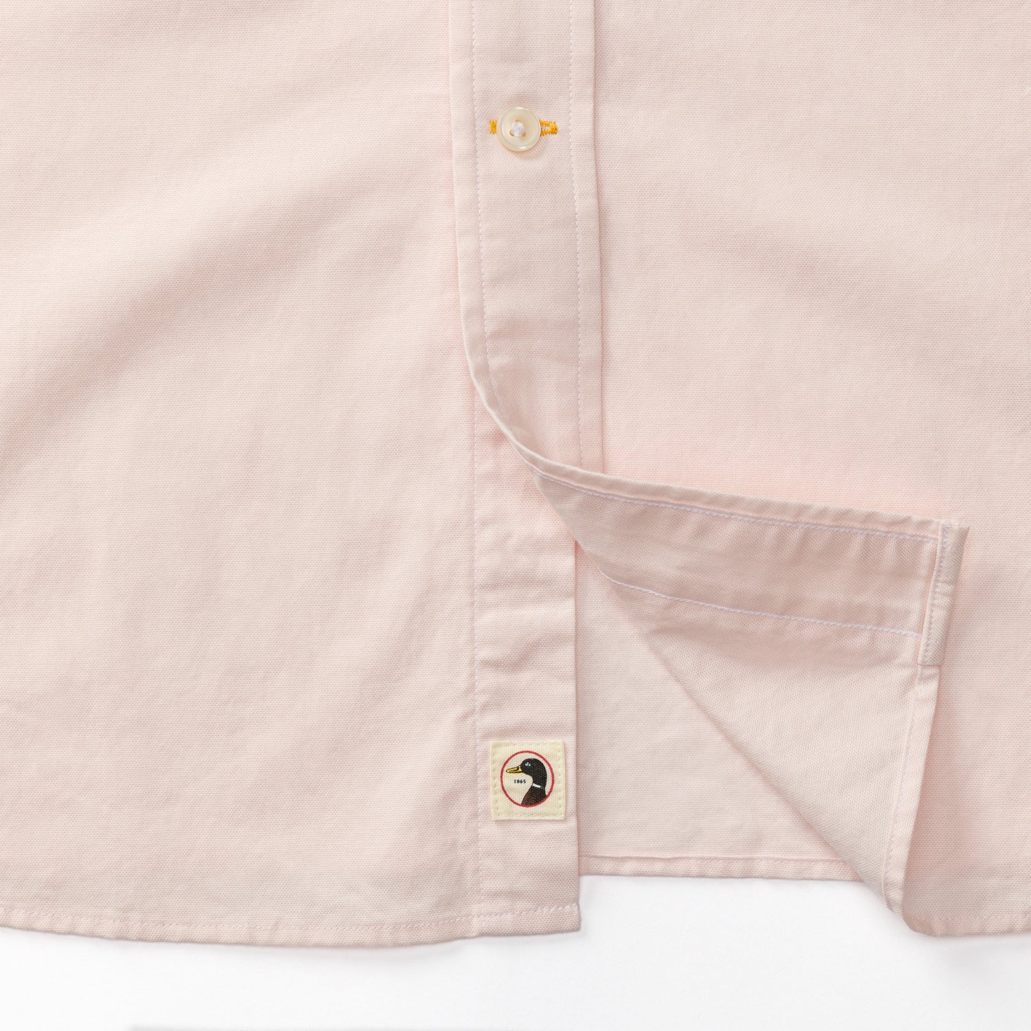 Cotton Oxford Sport Shirt - Morris Solid - Pastel Pink