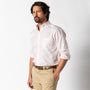 Cotton Oxford Sport Shirt - Morris Solid - Pastel Pink