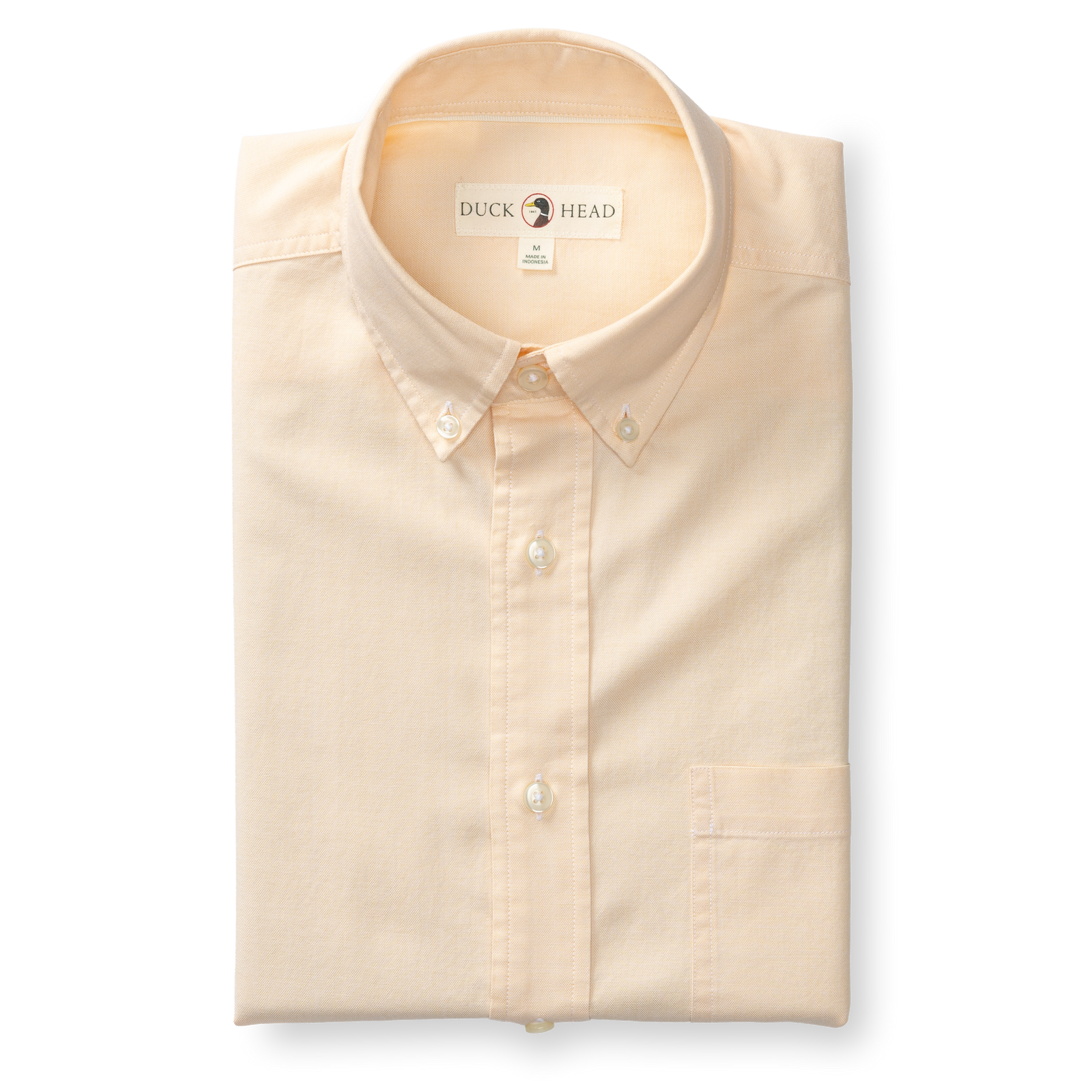 Cotton Oxford Sport Shirt - Morris Solid - Yellow