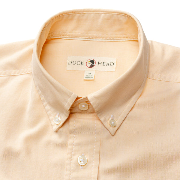Cotton Oxford Sport Shirt - Morris Solid - Yellow