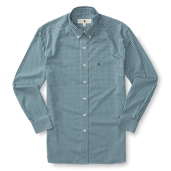 Performance Poplin Sport Shirt - Walton Gingham - Legion Blue