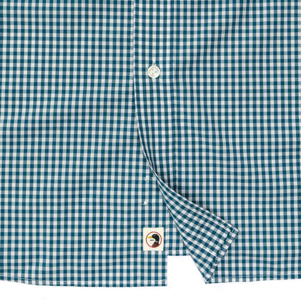 Performance Poplin Sport Shirt - Walton Gingham - Legion Blue